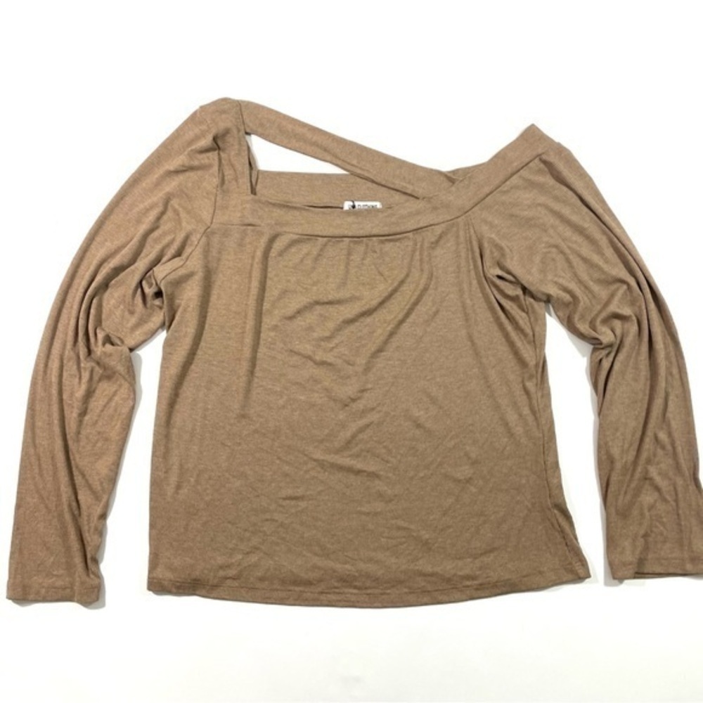 New LNA Stitch Fix Otis Ribbed Long Sleeve Shirt Mushroom